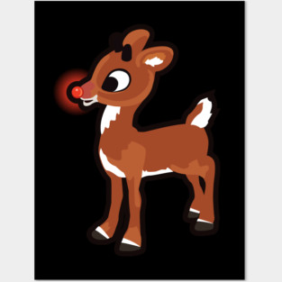 Rudolph the red nosed reindeer Posters and Art