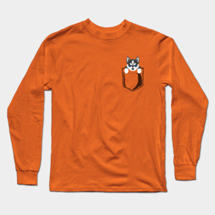Pocket Husky Long Sleeve T-Shirt