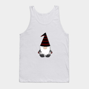 Christmas Gnome Funmy Santa Gnome Tank Top