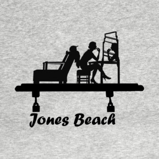 Jones Beach Art Deco Sign - Girl in the Mirror T-Shirt