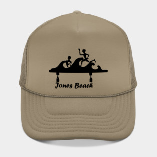 Jones Beach Art Deco Sign - Kids in the Surf Hat