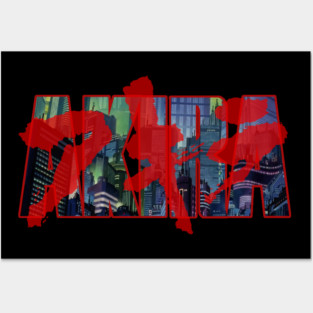 Akira neotokyo Posters and Art