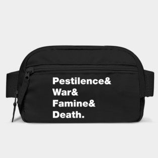 Four Horsemen of the Apocalypse: Pestilence, War, Famine, Death Bag