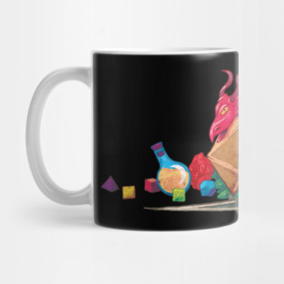 dice dragon fantasy Mug