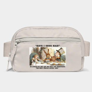 Alice in wonderland mad hatter party advice Bag