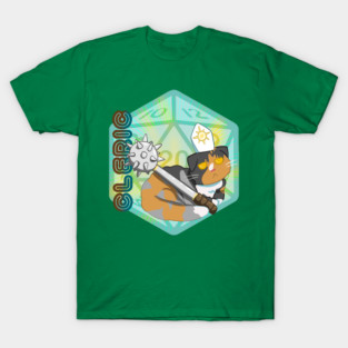 D&D Cleric Cat T-Shirt