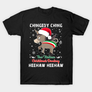 The Christmas Donkey - Italian Christmas Donkey T-Shirt