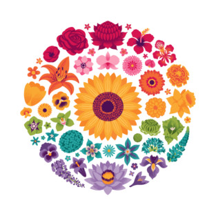 Floral Rainbow T-Shirt