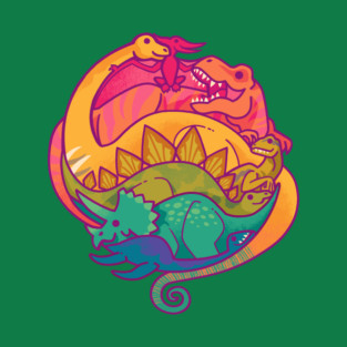 Dino Rainbow T-Shirt