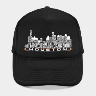 Houston Baseball Team All Time Legends Houston City Skyline Hat