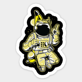 Astronaut Banana Lover Magnet