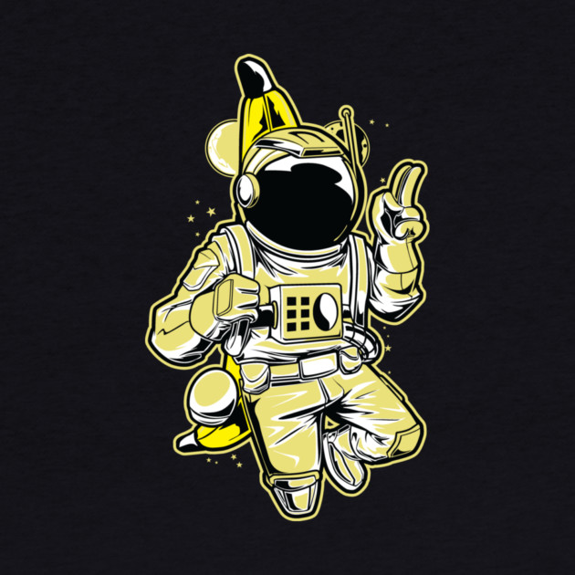 Astronaut Banana Lover by The WYLD Tribe