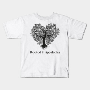 Rooted In Appalachia Kids T-Shirt