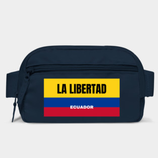 La Libertad City in Ecuadorian Flag Colors Bag