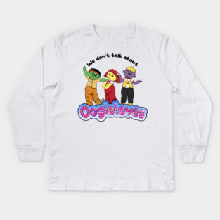 We don't talk about them! Kids Long Sleeve T-Shirt
