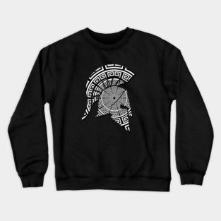 Ancient Greek Helmet Crewneck Sweatshirt