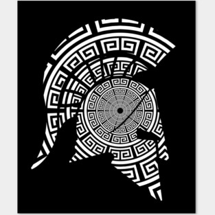 Ancient Greek Helmet Posters and Art