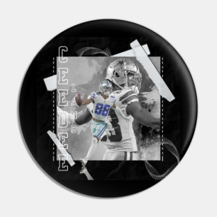 CeeDee Lamb  Football Paper Poster Cowboys 3 Pin