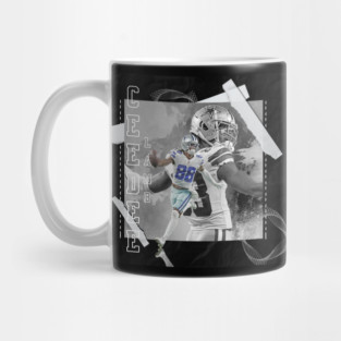 CeeDee Lamb  Football Paper Poster Cowboys 3 Mug