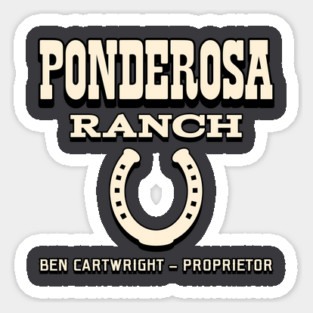 Ponderosa Ranch. Sticker