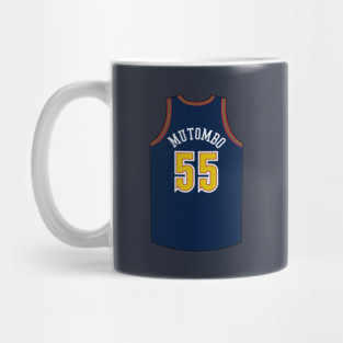 Dikembe Mutombo Denver Jersey Qiangy Mug