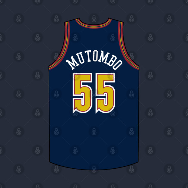 Dikembe Mutombo Denver Jersey Qiangy by qiangdade