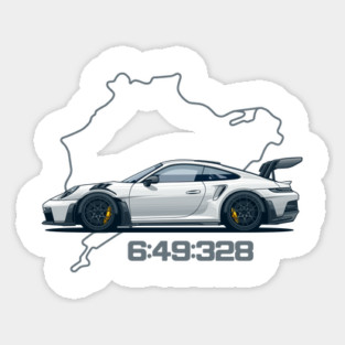 992 GT3 RS nordschleife record Sticker
