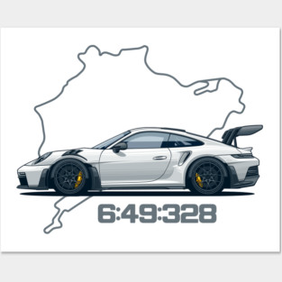 992 GT3 RS nordschleife record Posters and Art