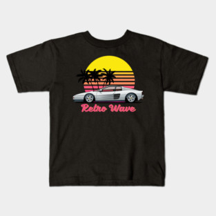 Testarossa Retro wave Kids T-Shirt
