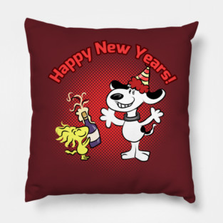 Snoopy's Happy New Year Pillow