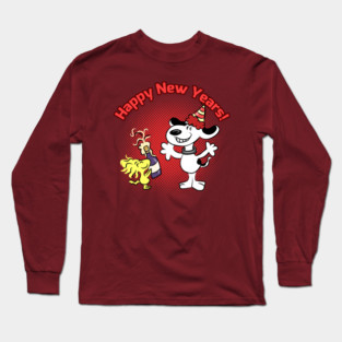 Snoopy's Happy New Year Long Sleeve T-Shirt