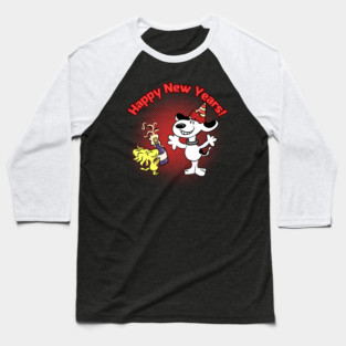 Snoopy's Happy New Year Baseball T-Shirt