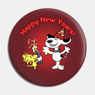 Snoopy's Happy New Year Pin