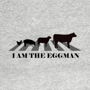 Big Green Egg  -  I am the Eggman on Abbey Road T-Shirt