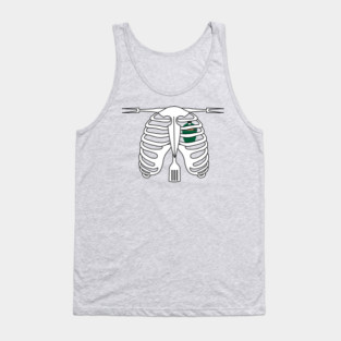 Big Green Egg  -  Love my Egg Ribcage Tank Top
