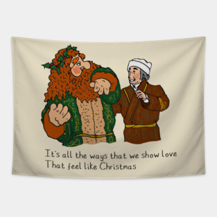 Muppet Christmas Carol - It Feels Like Christmas Tapestry