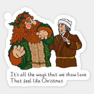 Muppet Christmas Carol - It Feels Like Christmas Sticker