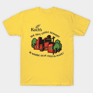 Koch's -- Vintage Label Beer Lover T-Shirt