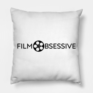 Film Obsessive (Black) Pillow