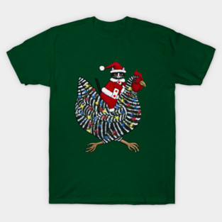 Christmas Chicken Ride T-Shirt