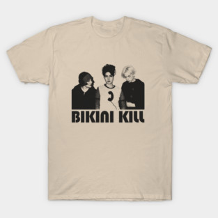 Bikini Kill 2 - Vintage Pencil Drawing Style T-Shirt