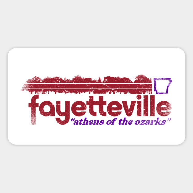 Fayetteville - Athens of the Ozarks Magnet by rt-shirts