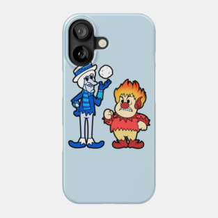 Snow and Heat Miser Phone Case