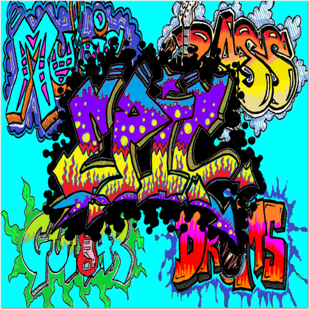 graffiti blue epic 777 - Graffiti - Posters and Art Prints | TeePublic