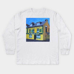 Pub, Ireland Kids Long Sleeve T-Shirt