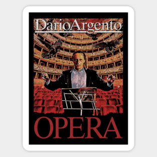 Opera, Dario Argento, Giallo, Italian Horror Sticker