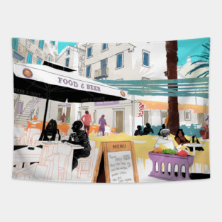 Summer Ambience Tapestry