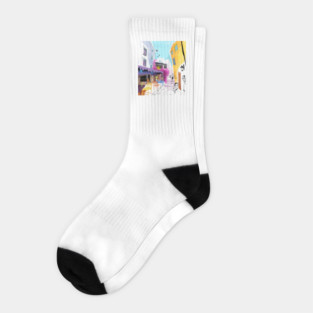 European Cityscape Socks