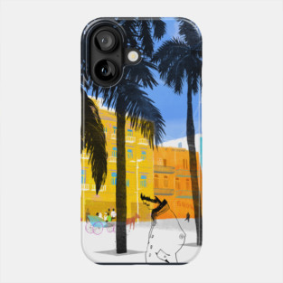 Tropical Cityscape Phone Case