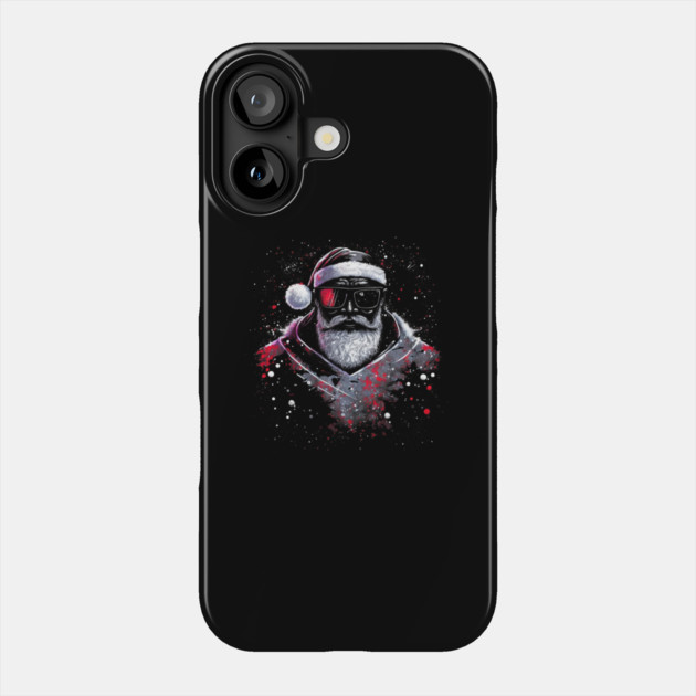 Black Santa, Santa Claus Phone Case by UrbanLifeApparel